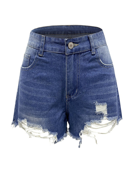 Jeans for Women Direct Summer Denim Shorts Frayed High Waist Comforts.