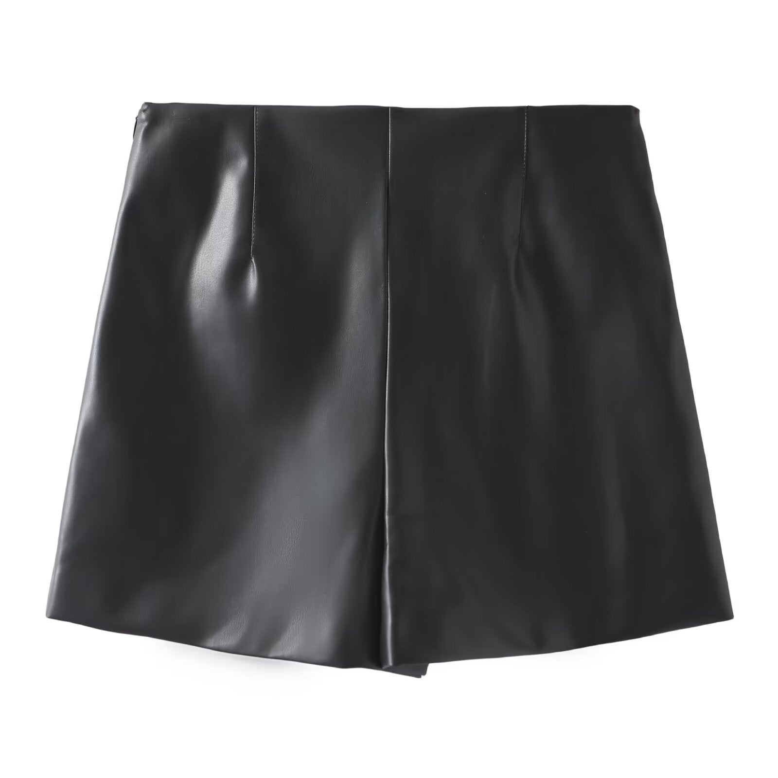 Leather Shorts Goods Autumn Small Quality Split A line High Waist Faux