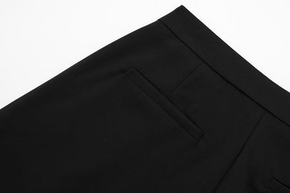 High Waist Women Summer Loose Korean Girls Black Shorts  A Line wears.