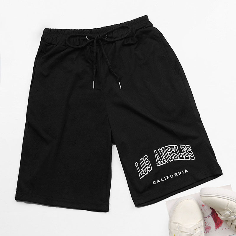  Shorts Summer Women Clothes Printed Black Casual Shorts