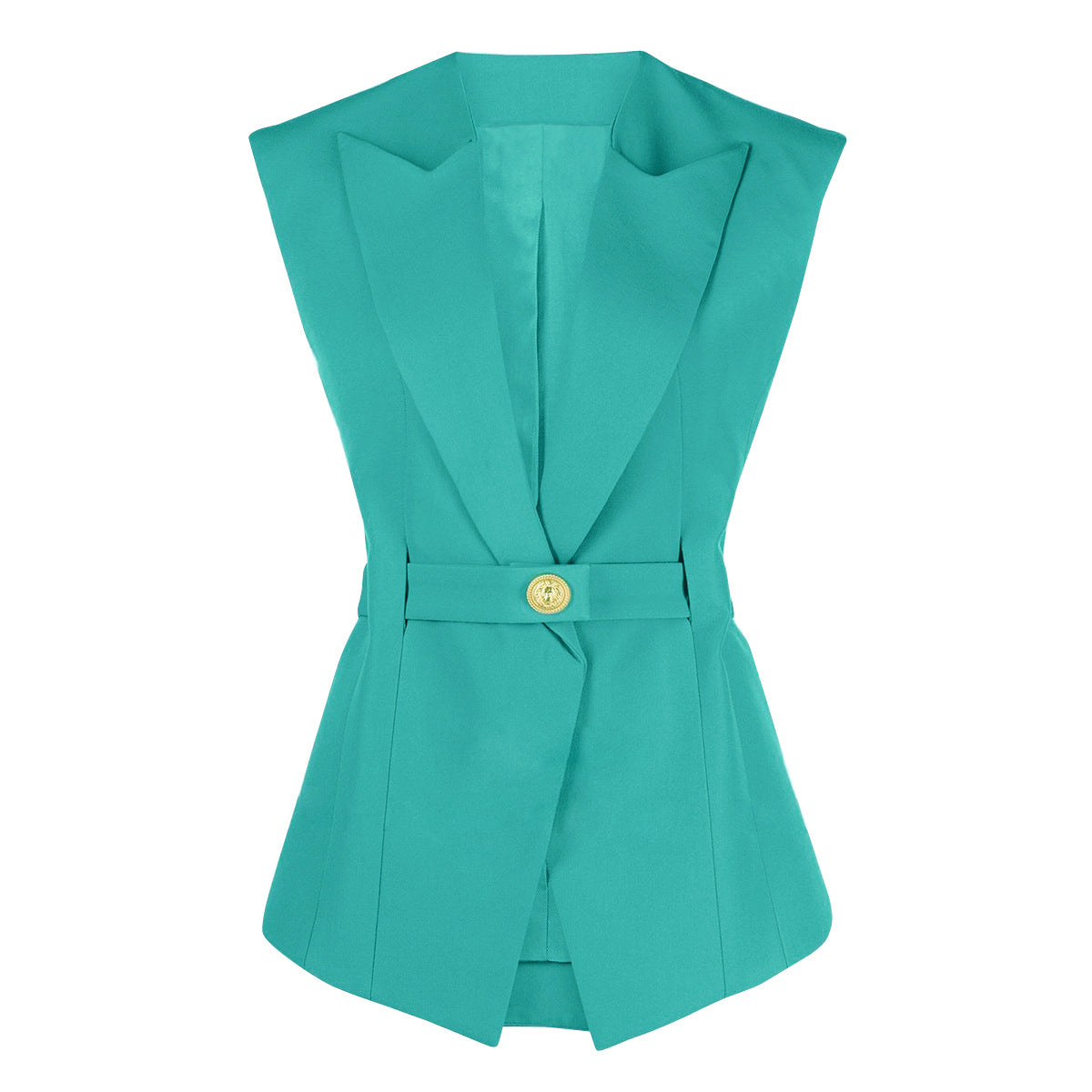 Summer Advanced Sleeveless Slim Fit Office Women Business Vest