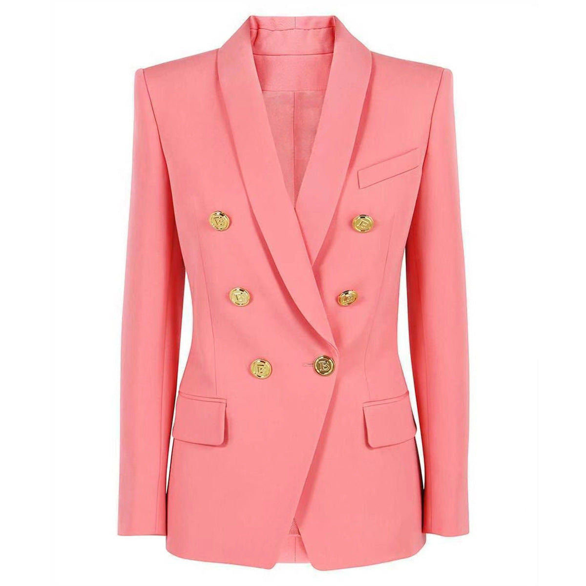 Spring Autumn Advanced Women Blazer Classic Green Collar Blazer High Quality