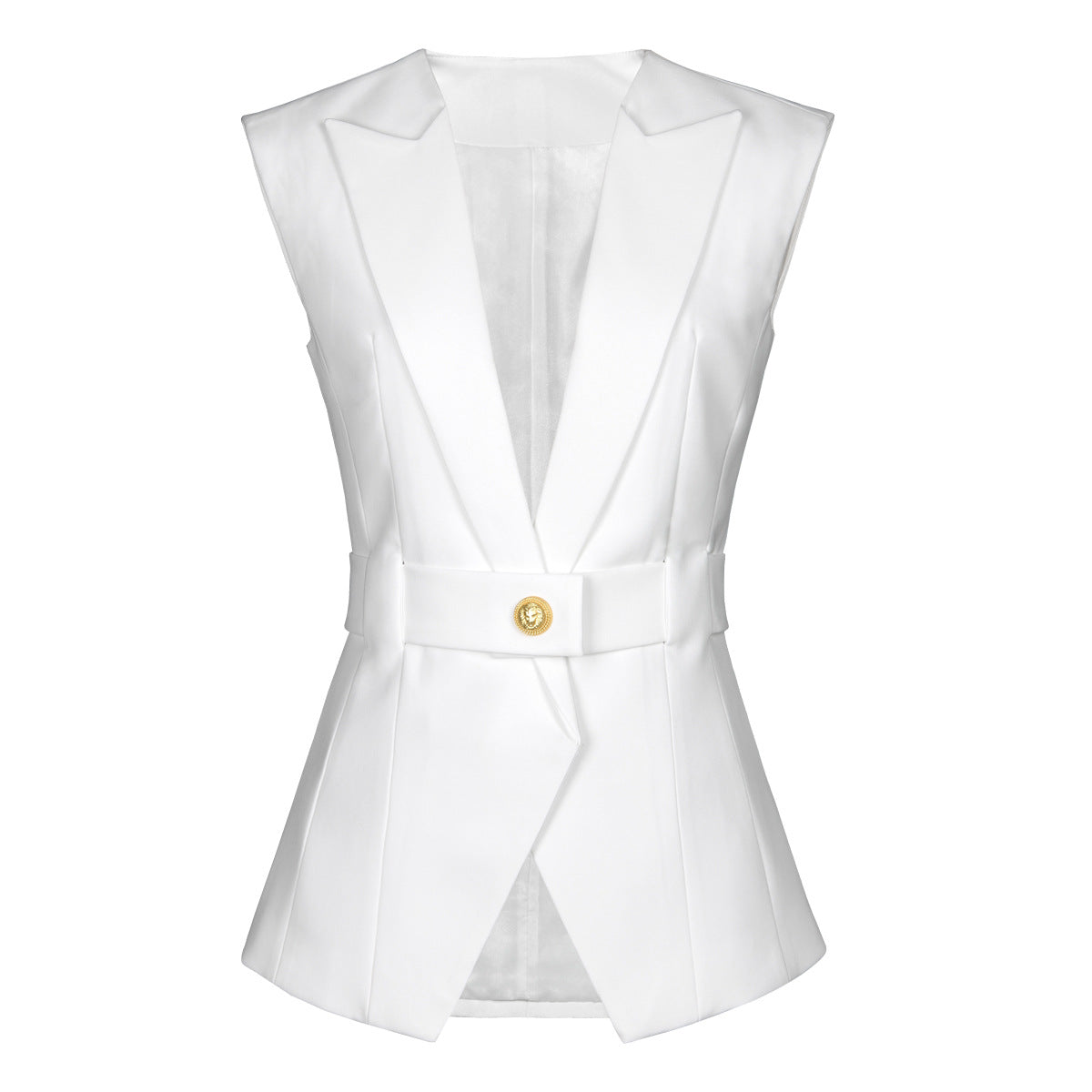 Summer Advanced Sleeveless Slim Fit Office Women Business Vest