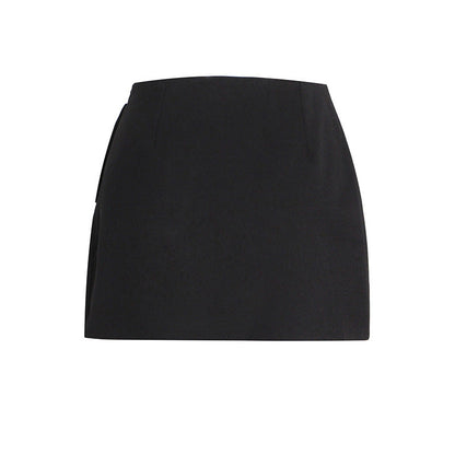 Sexy Skirt Autumn Drill Buckle Decorative Split Sexy Skirt Women