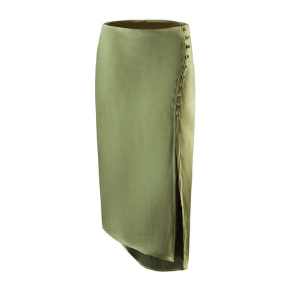  skirt Summer Two-Color French Soft Light Acetate Gold Merimatti